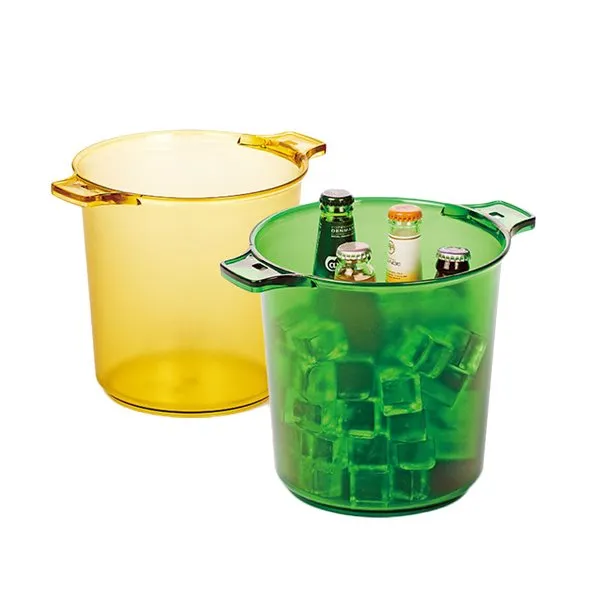 Plastikiniai viešbučio ledo kibirai