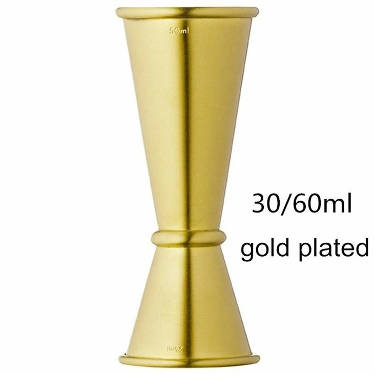 gold plated jigger gold plated jigger